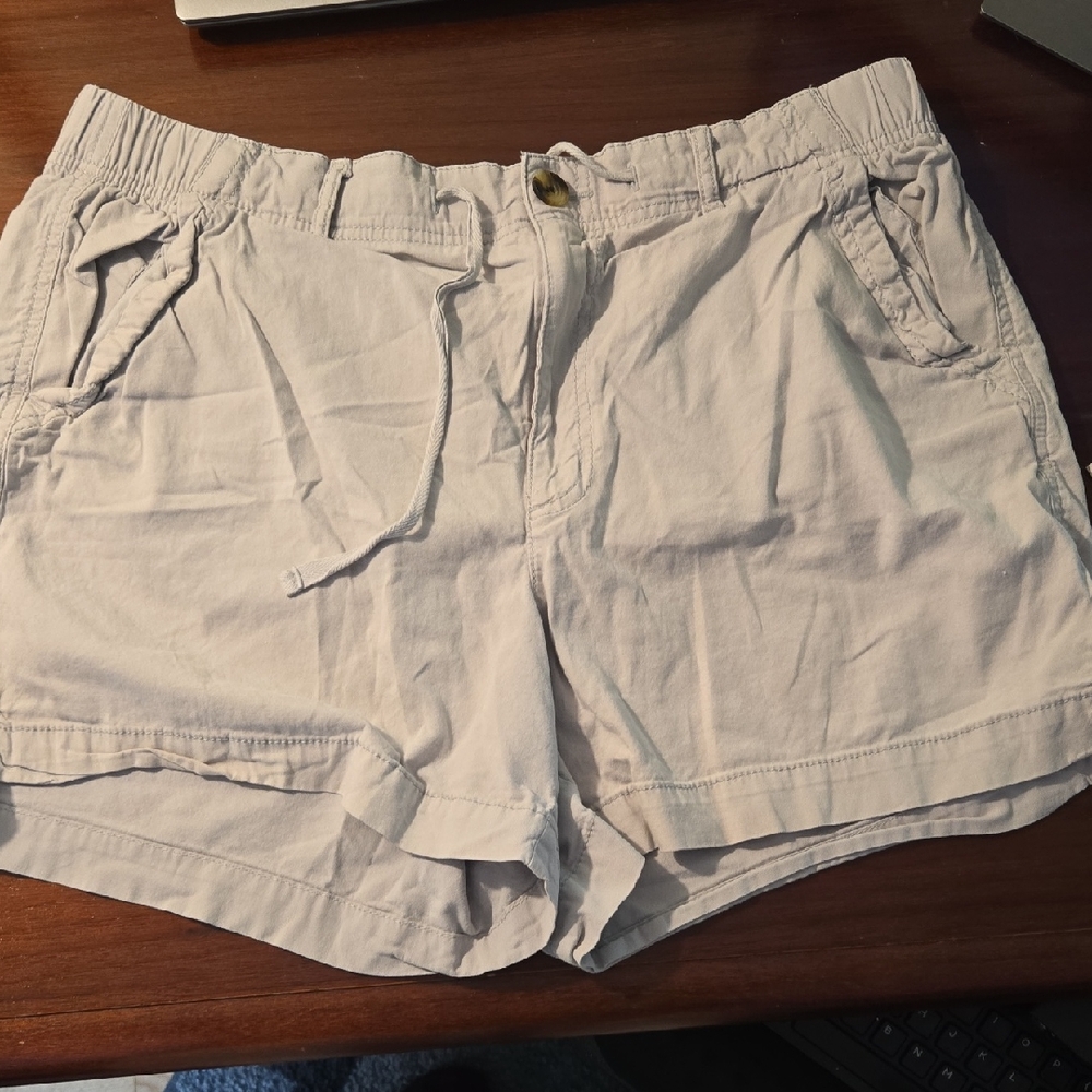 Sonoma Tan Cargo Shorts Relaxed Fit Lightweight